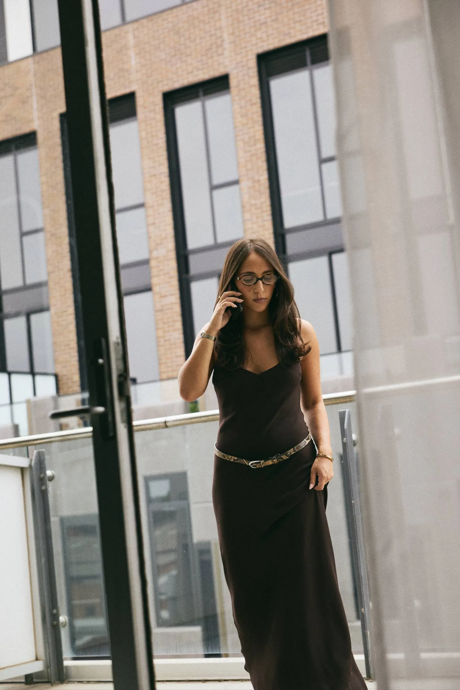 Georgette Maxi Dress | Chocolate