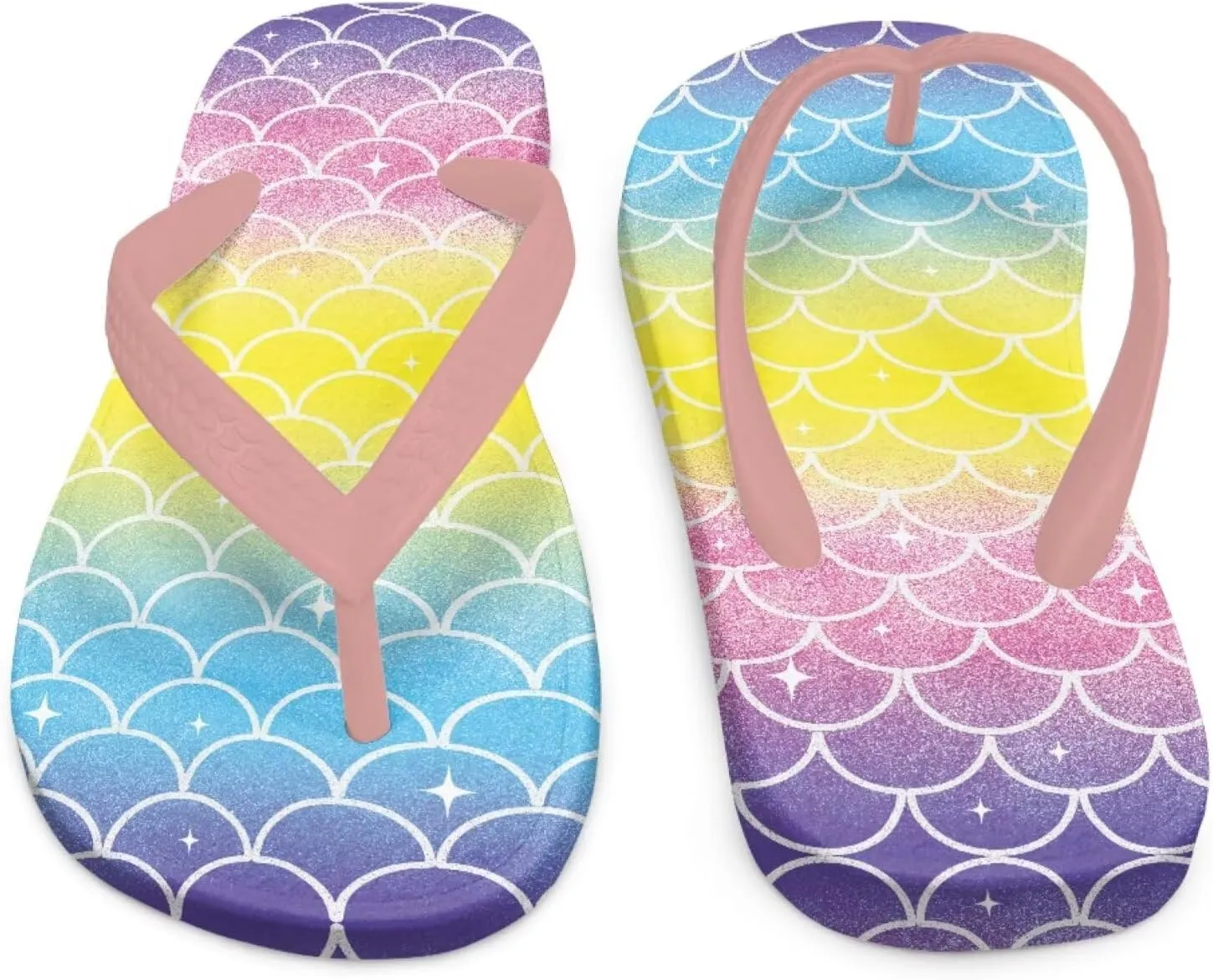 Girls Classic Non Slip Beach Sandals Beauty Mermaid Casual Flip Flop Surfer Girl