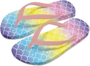 Girls Classic Non Slip Beach Sandals Beauty Mermaid Casual Flip Flop Surfer Girl