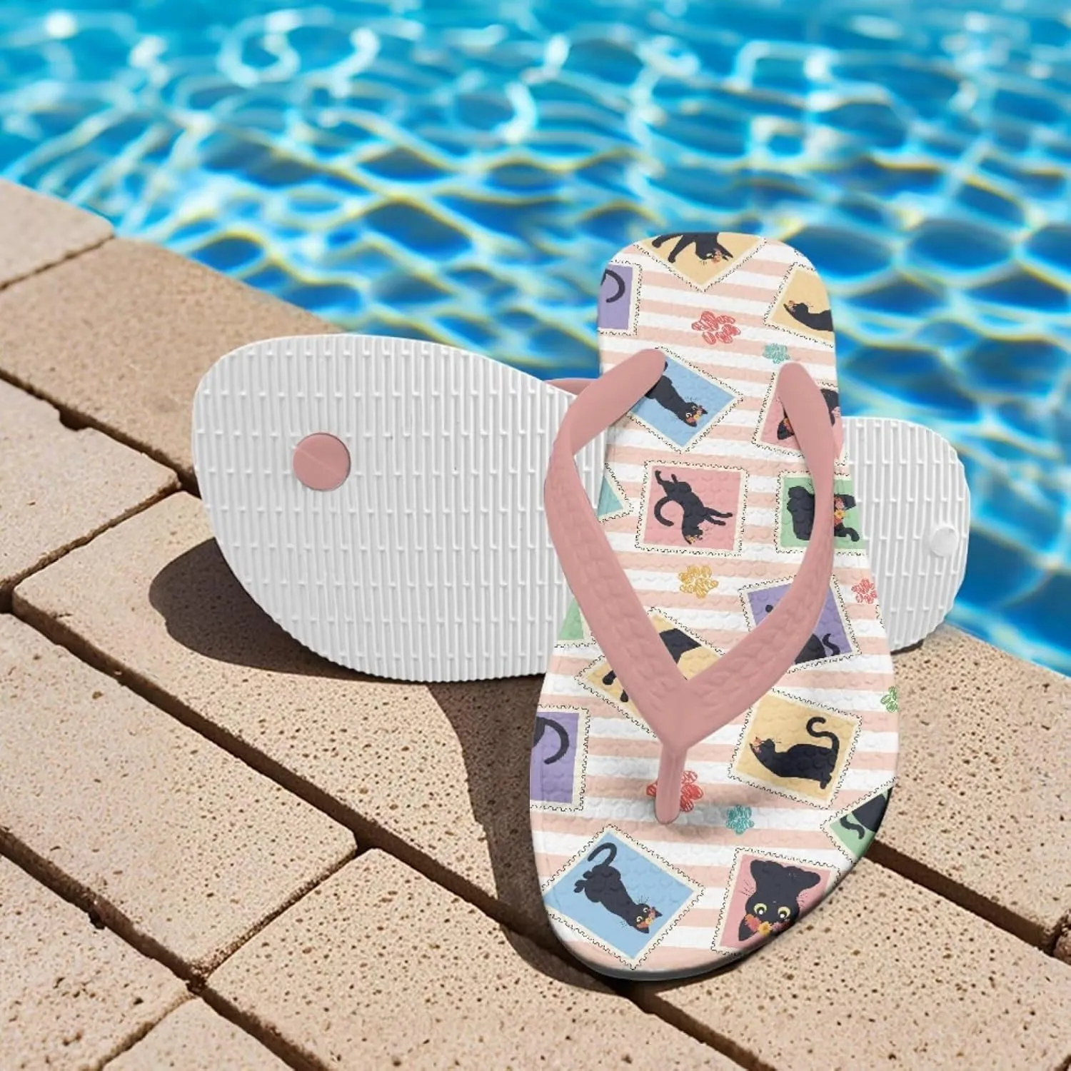 Girls Flip Flops Boys Non-Slip Fashion Sport Sandals for Beach Swim Pool(Little Kid/Big Kid)