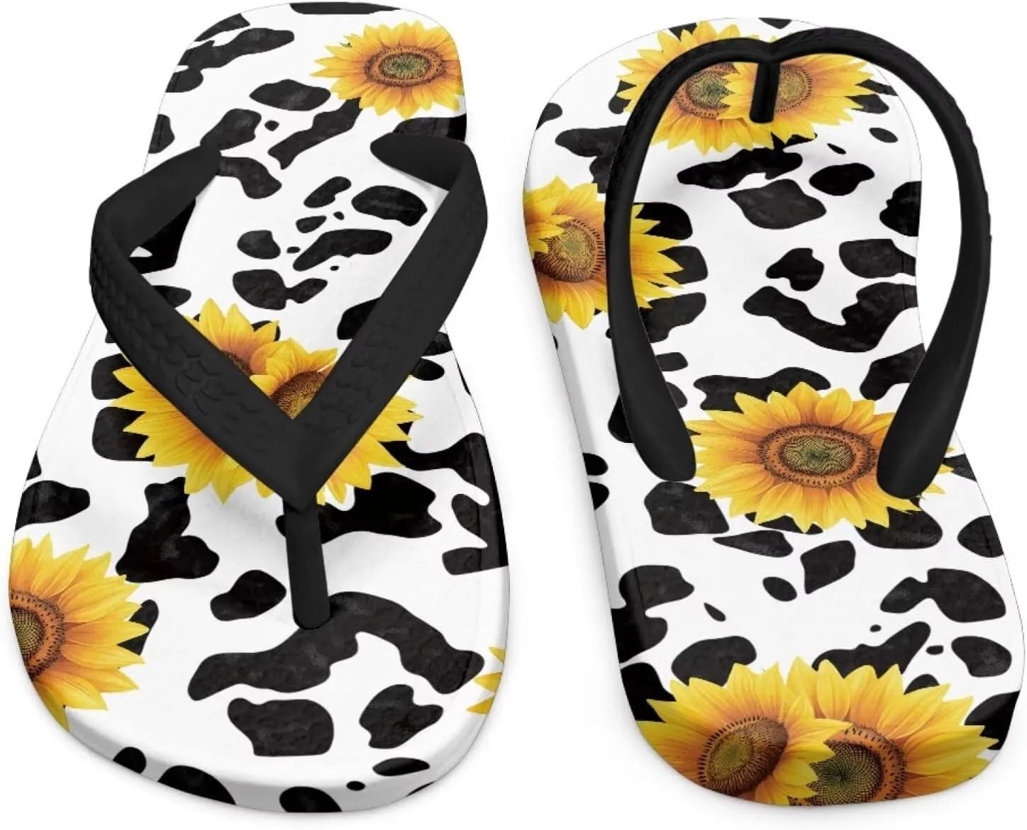 Girls Flip Flops Sandals Beauty Mermaid Print Water Park Summer Beach Swim Pool Shoes for Kids
