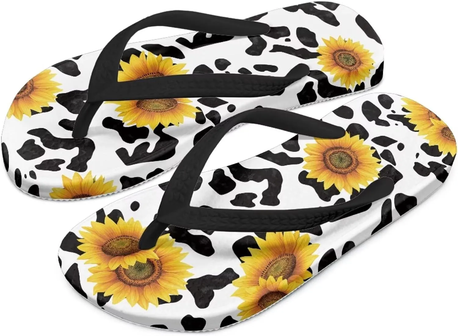 Girls Flip Flops Sandals Beauty Mermaid Print Water Park Summer Beach Swim Pool Shoes for Kids