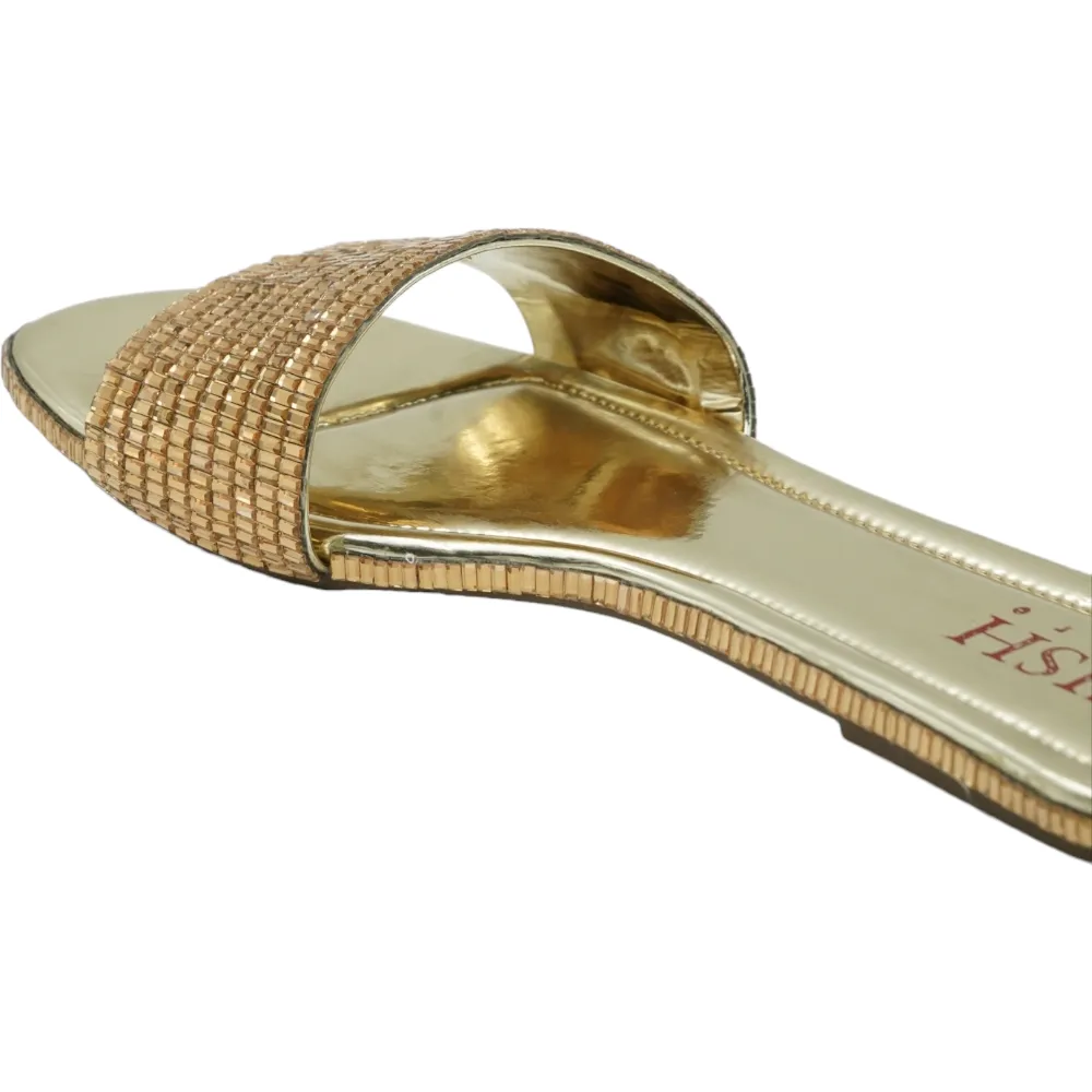 Gold Anastasia Flats