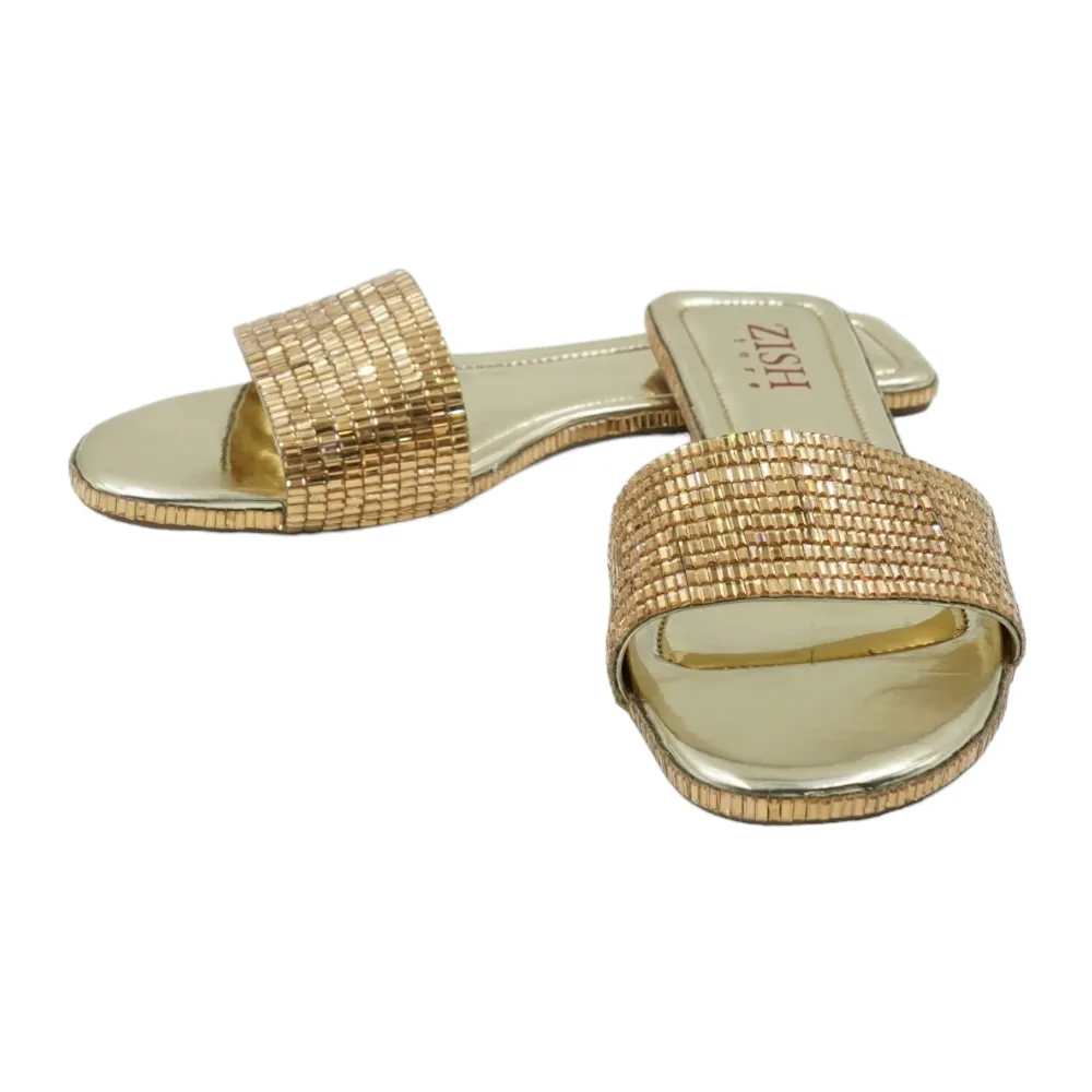 Gold Anastasia Flats