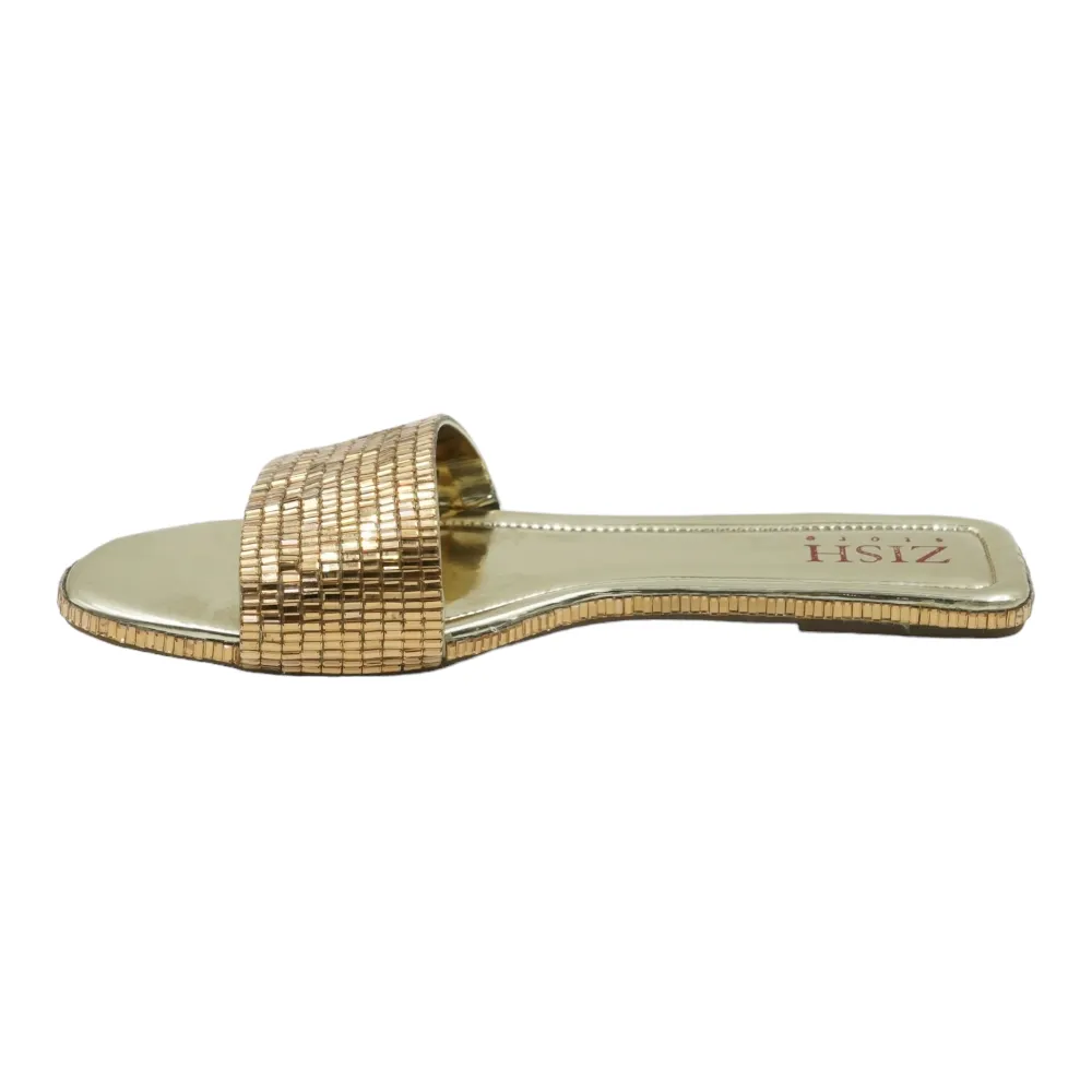 Gold Anastasia Flats