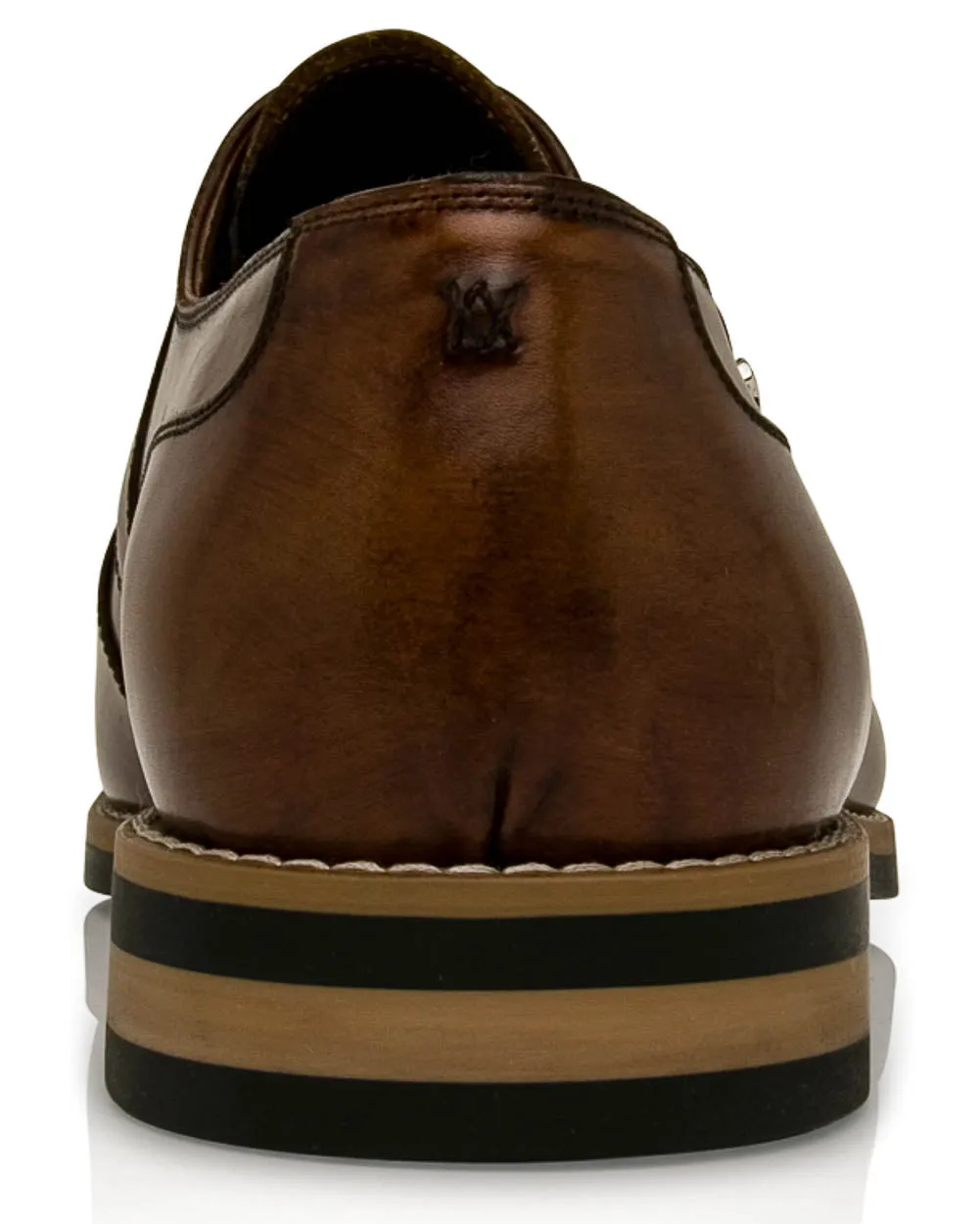 Hazel Monaco Leather Single Monk Strap Loafer