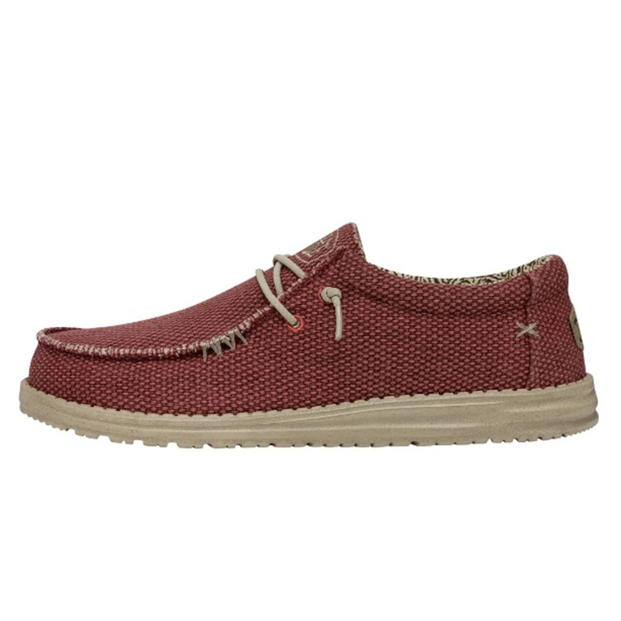 Hey Dude Men's Wally Braided Pompeian Red