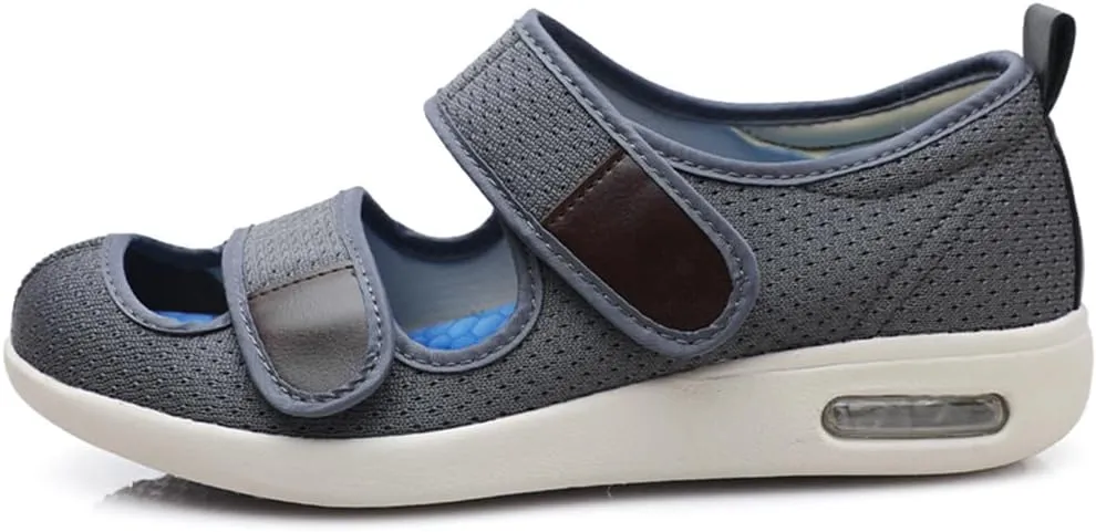 JITUUE Women Comfortable Diabetic Shoes Nursing Orthopedic Memory Foam Arch Suppor Walking Shoes