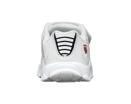 K-Swiss Kids St329 Strap White Navy Red Shoes