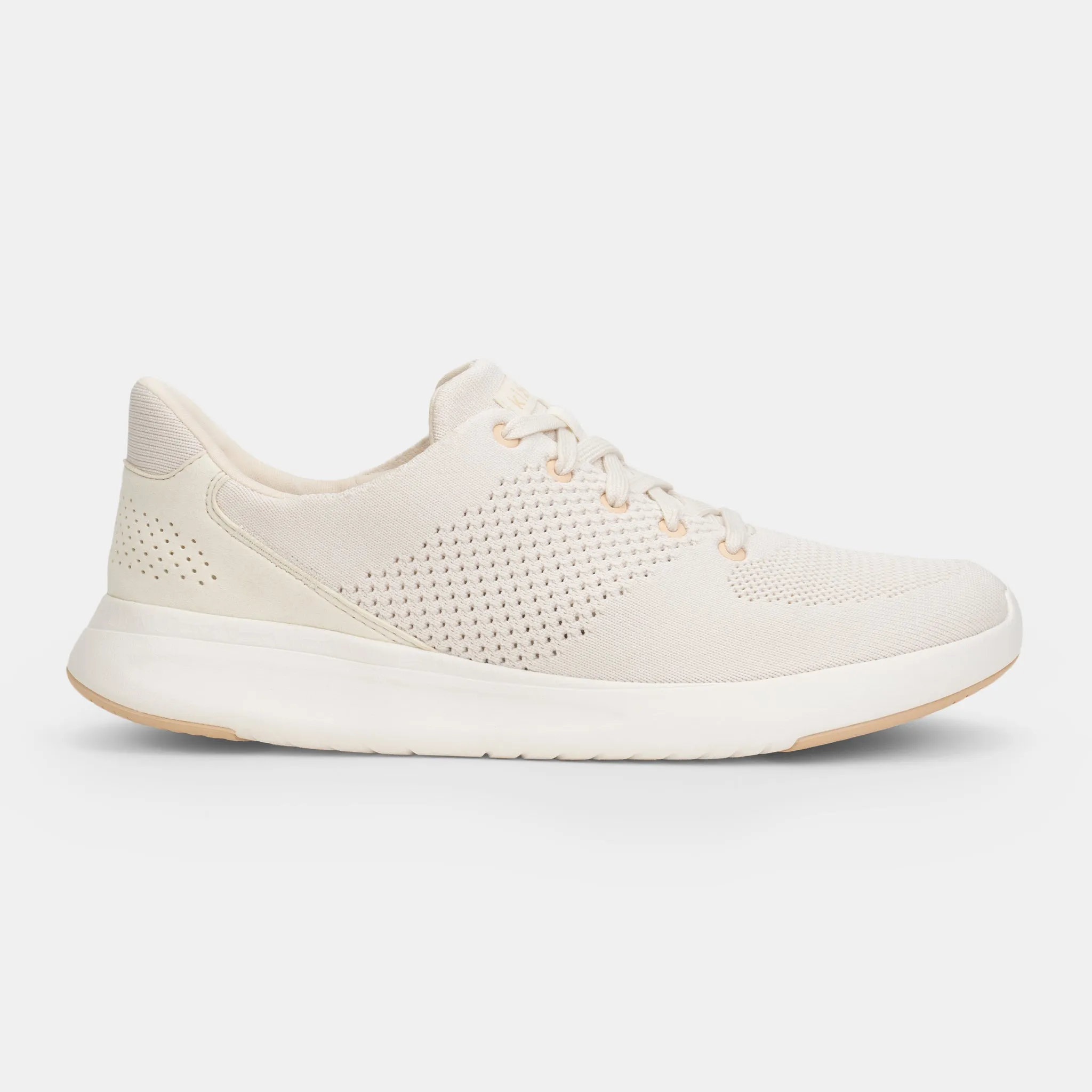 Kizik Lima White Creme Hands Free Slip on Sneaker