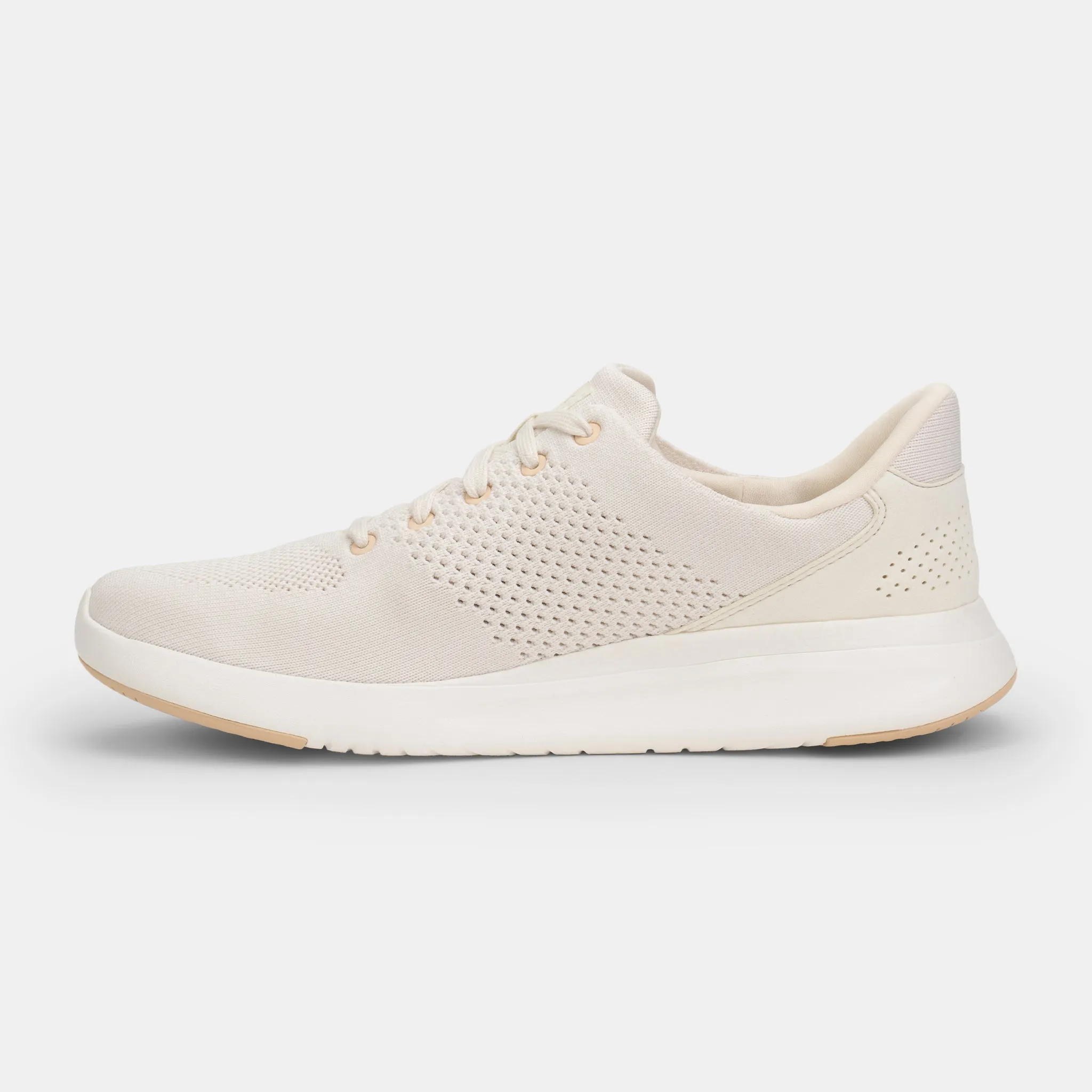 Kizik Lima White Creme Hands Free Slip on Sneaker