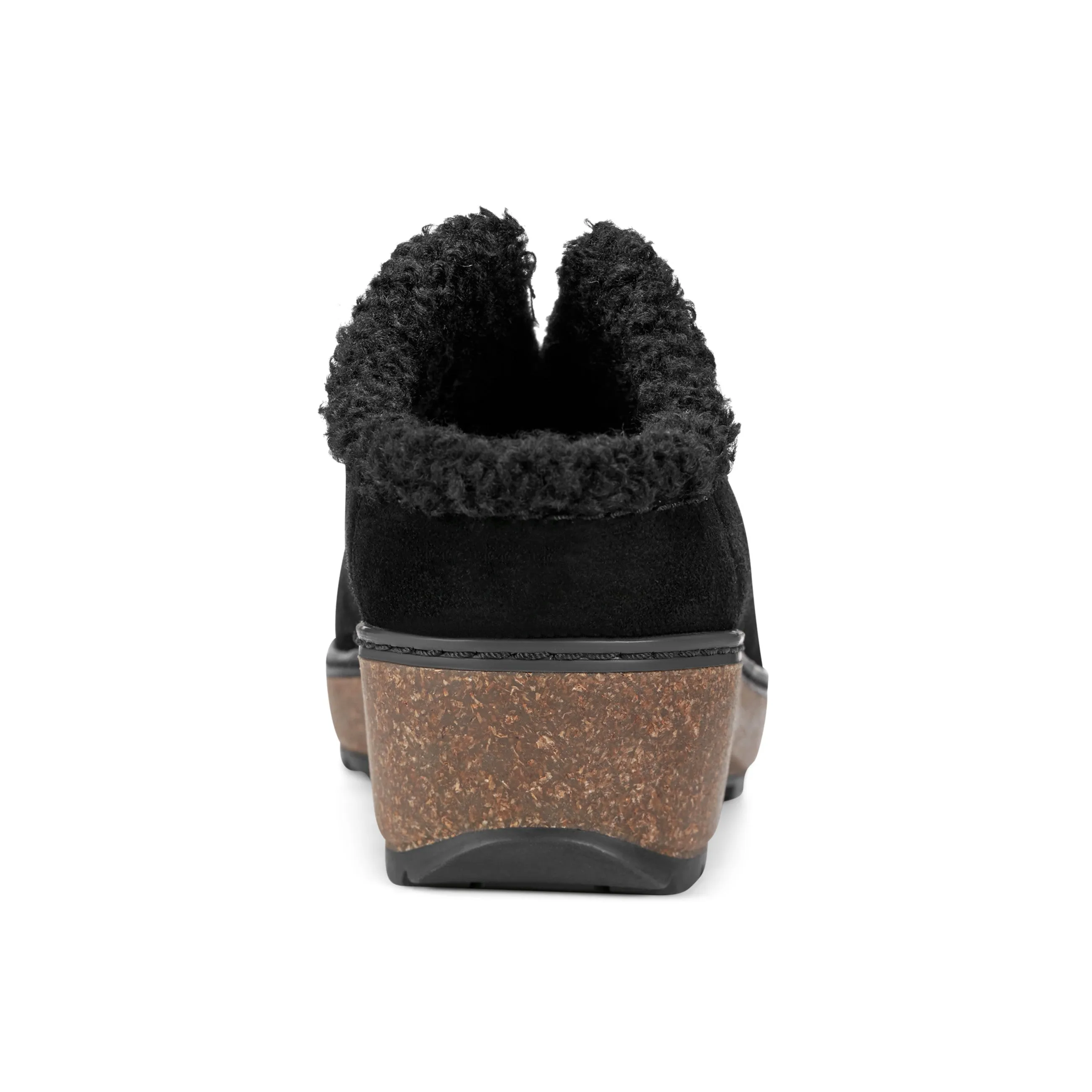 Kolia8 Round Toe Slip-on Casual Heeled Mules