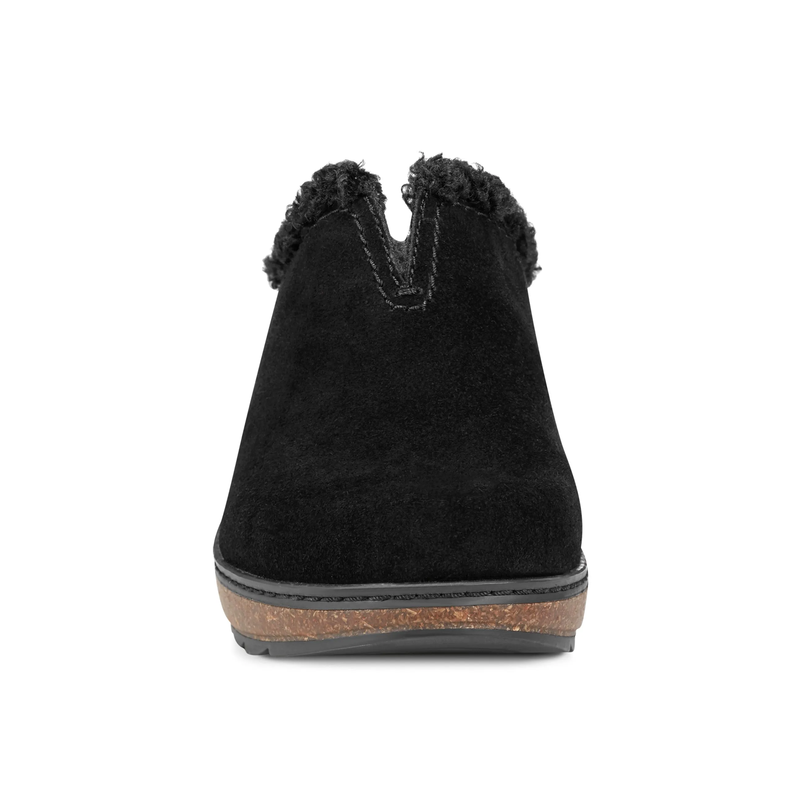 Kolia8 Round Toe Slip-on Casual Heeled Mules