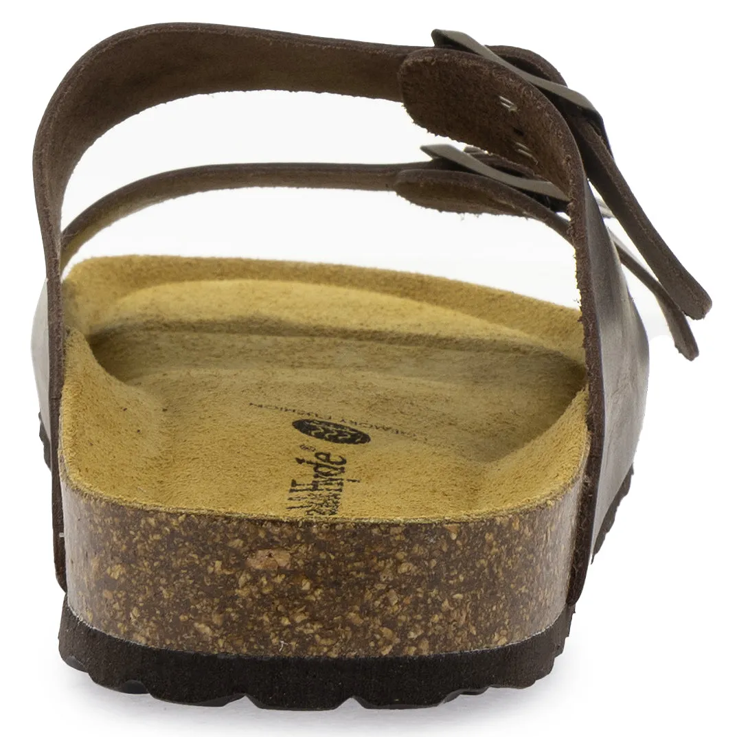 Men's Malaga Sandals - Dark Brown