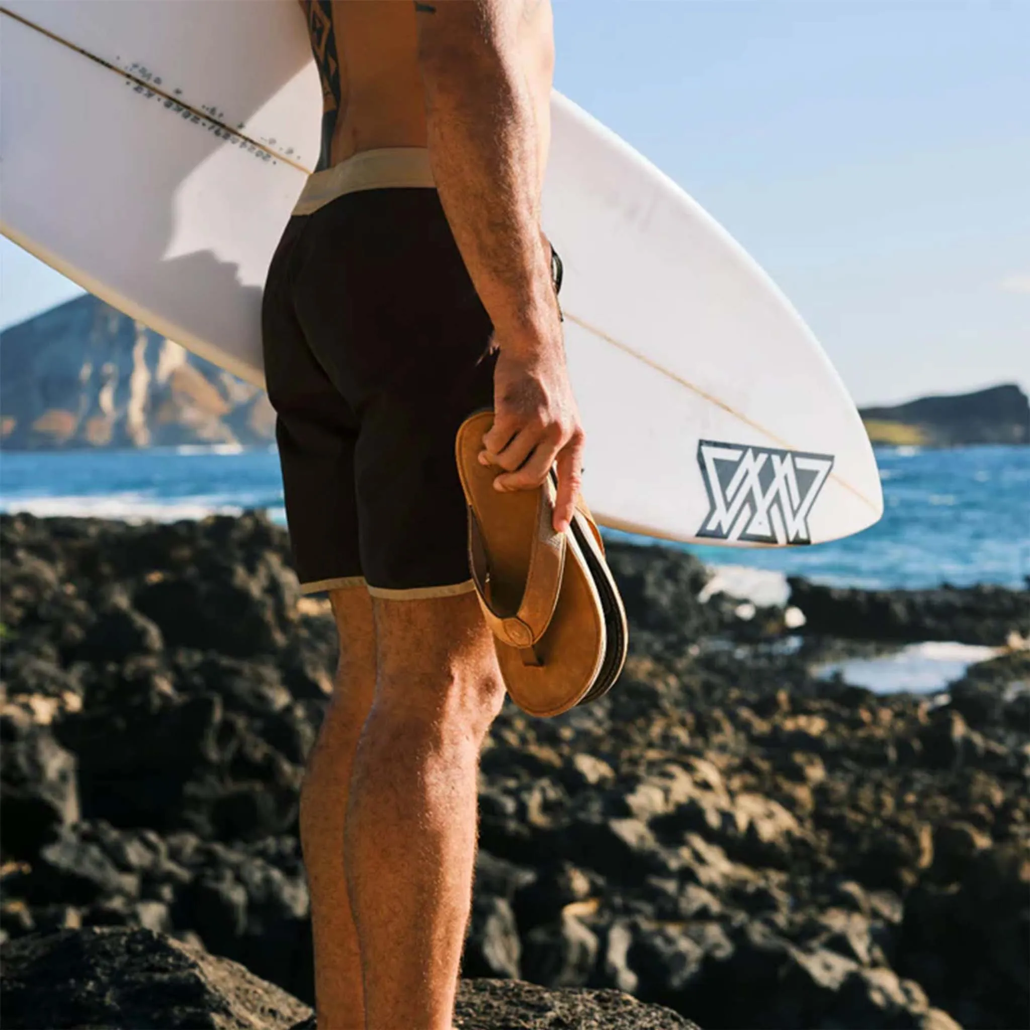 Men's Tuahine Sandals in Toffee
