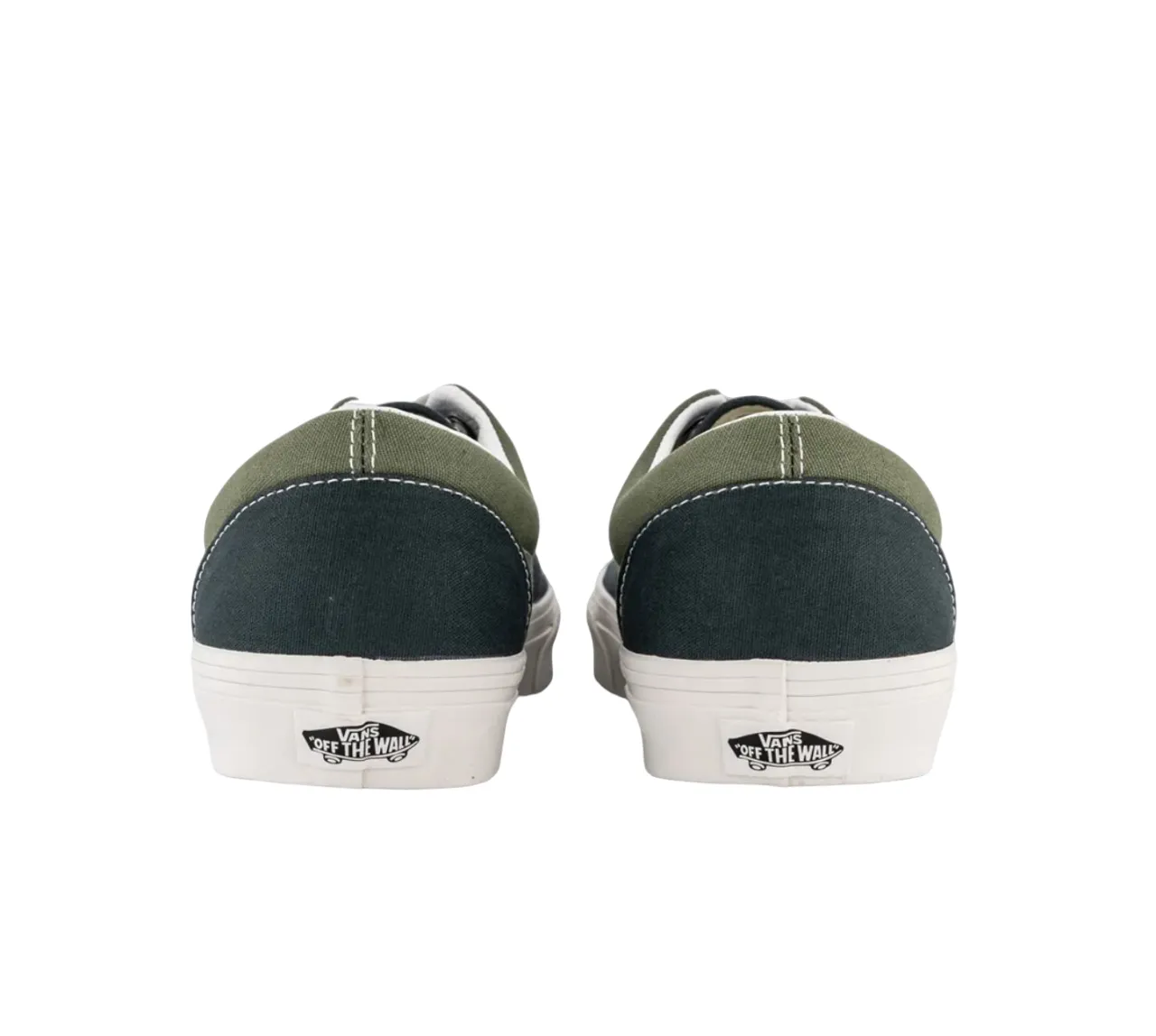 Mens Vans Era Tri-Tone Shoes Green