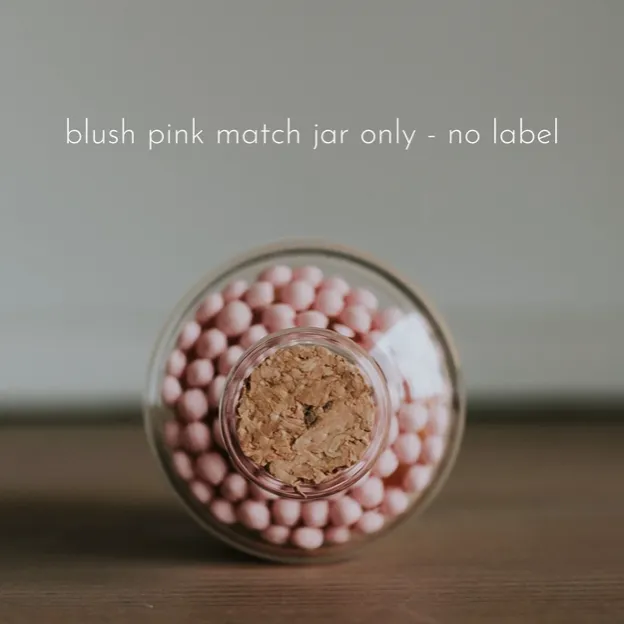 Mini Glass Jar Apothecary Matches