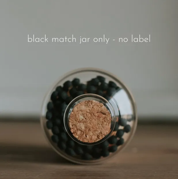 Mini Glass Jar Apothecary Matches