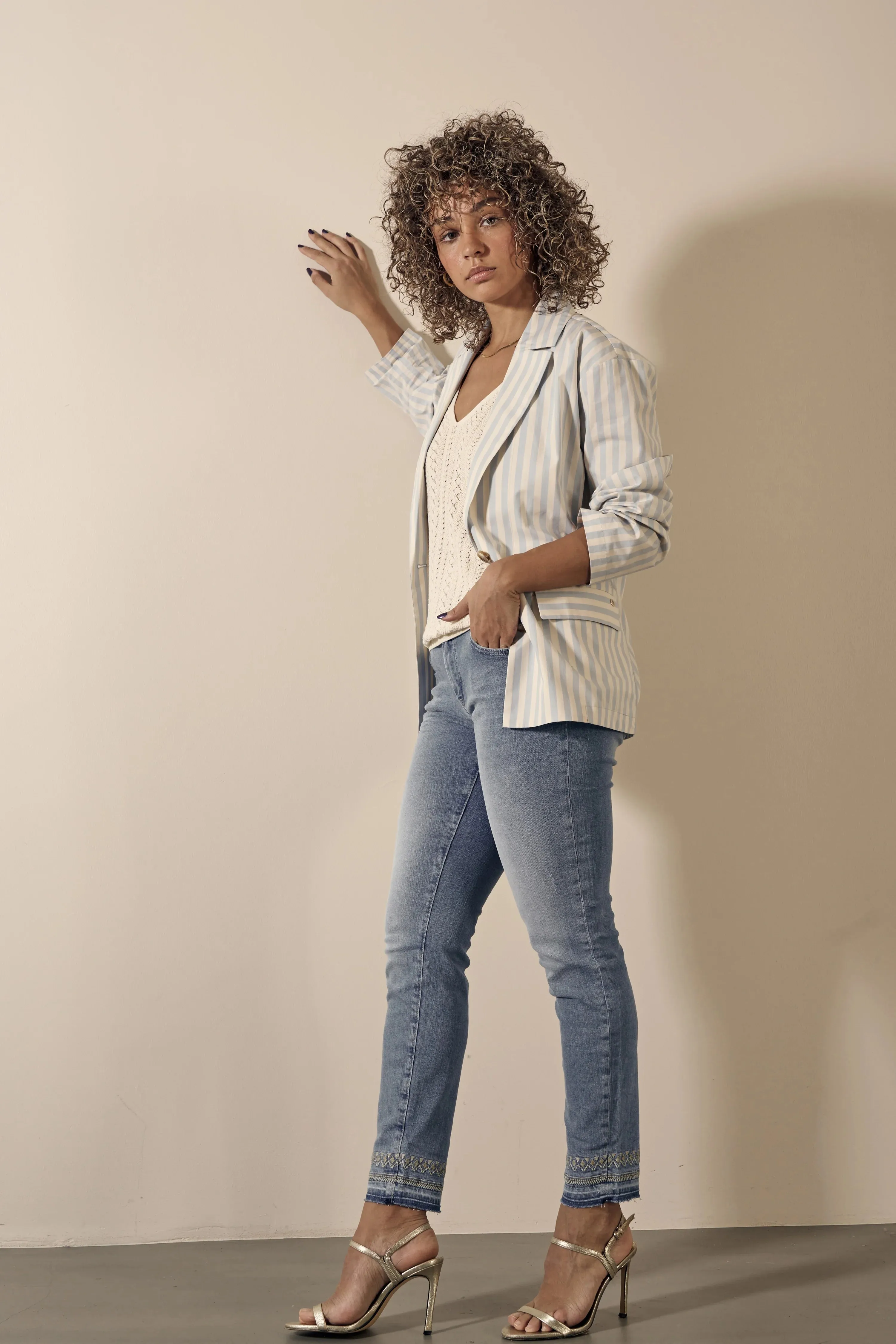 Mos Mosh | Kelby Penni Blazer | Cashmere Blue
