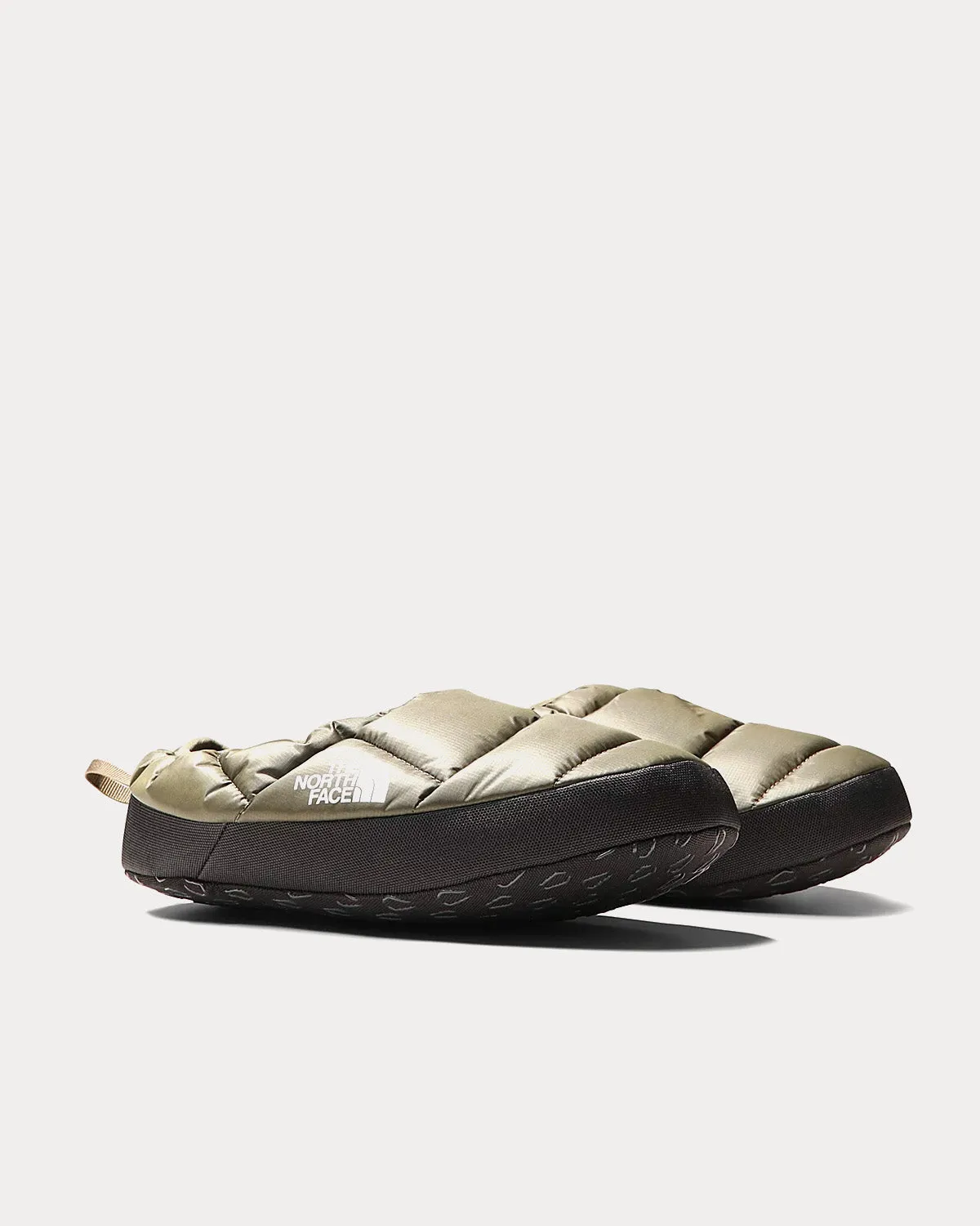 Nse Iii Tent Winter Mules New Taupe Green / Black Slip Ons