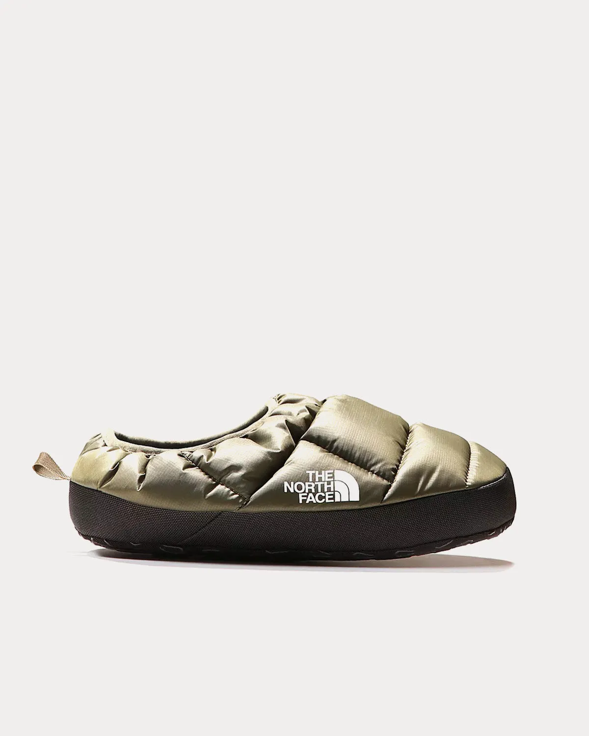 Nse Iii Tent Winter Mules New Taupe Green / Black Slip Ons