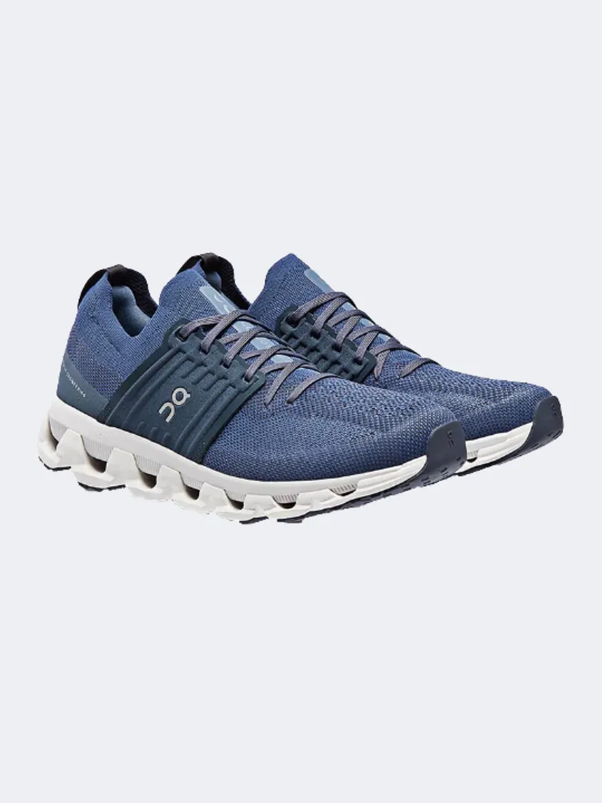On Cloudswift Men Running Shoes Denim/Midnight