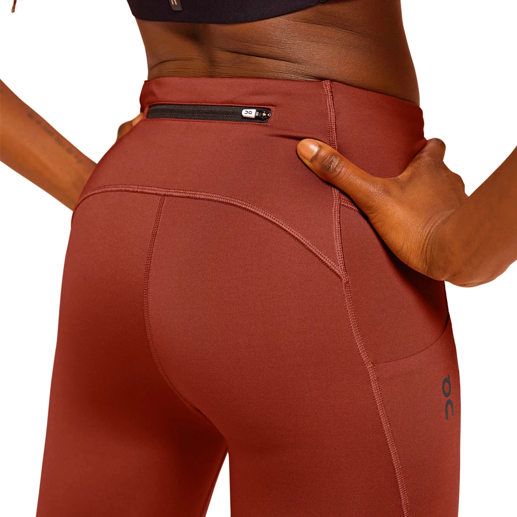 On Performance Tights 7/8's Women’s ruby