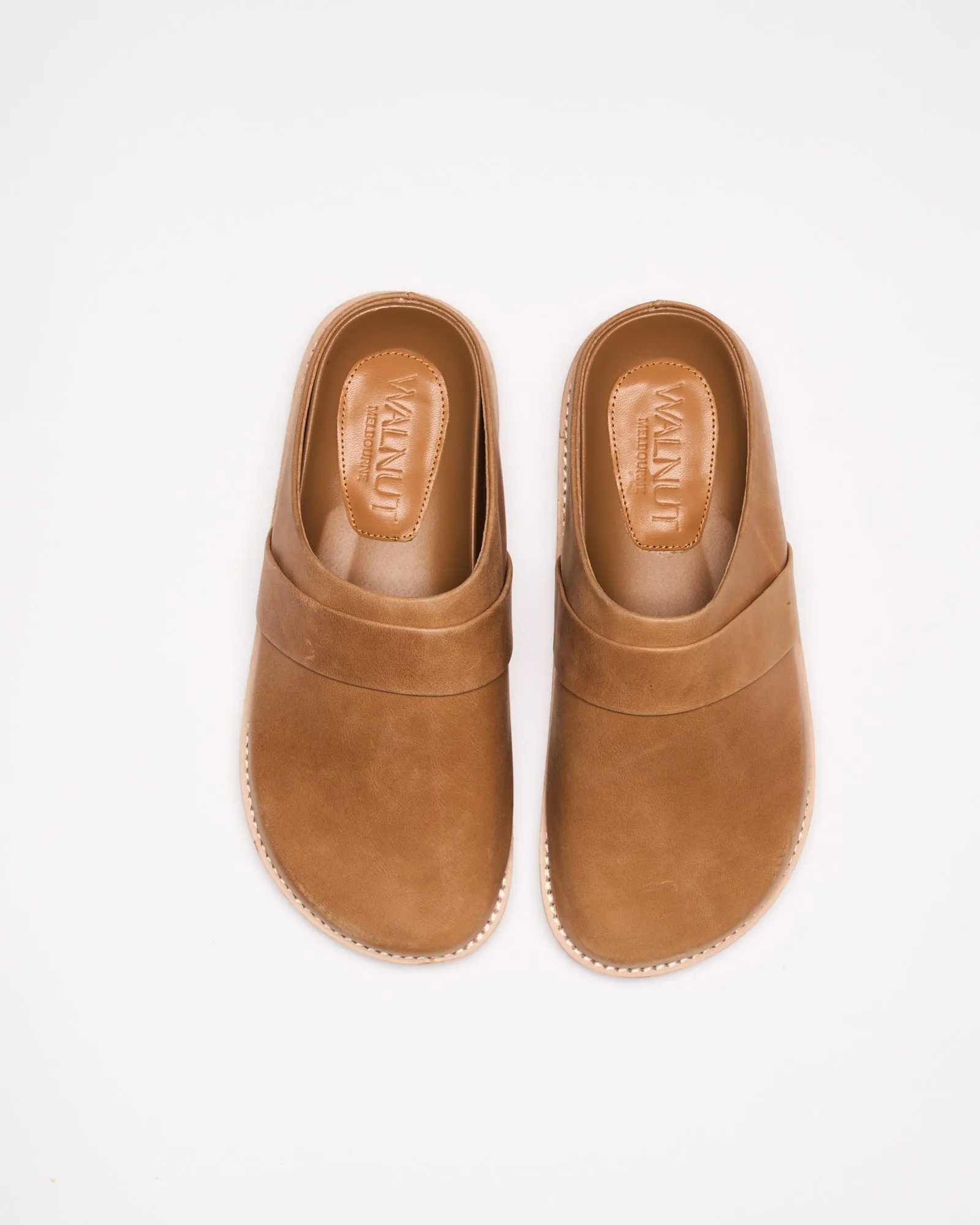 Palmer Leather Mule - Tan