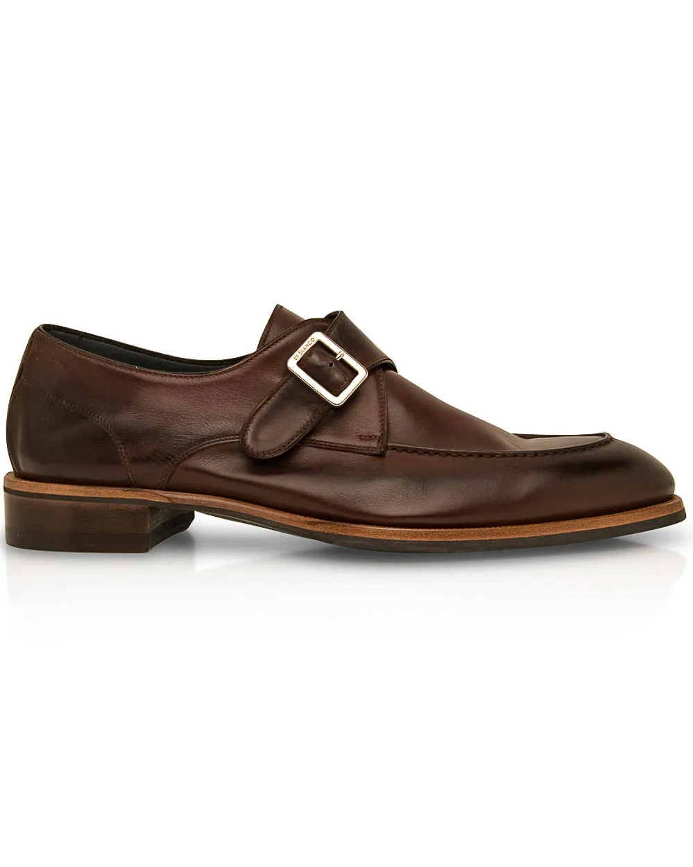 Parma Bolet Leather Single Monk Strap Loafer