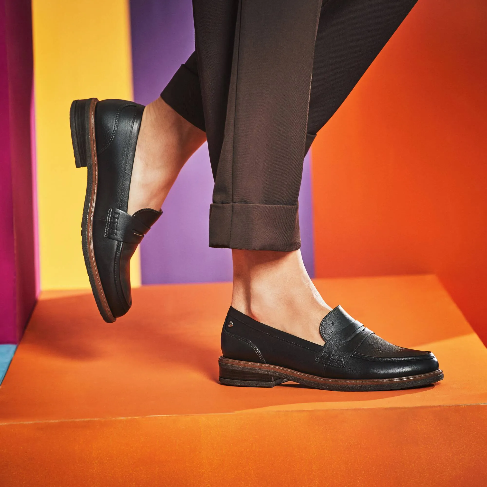 Pikolinos Aldaya Loafer Black Women's