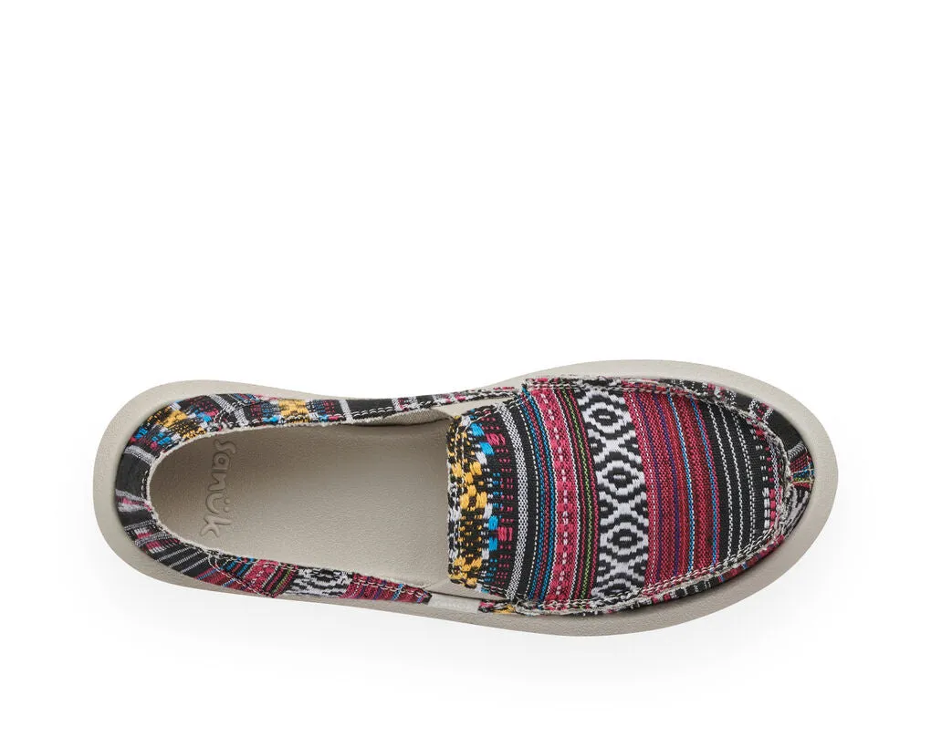 Sanuk Donna Geo Shoe-Black Multi