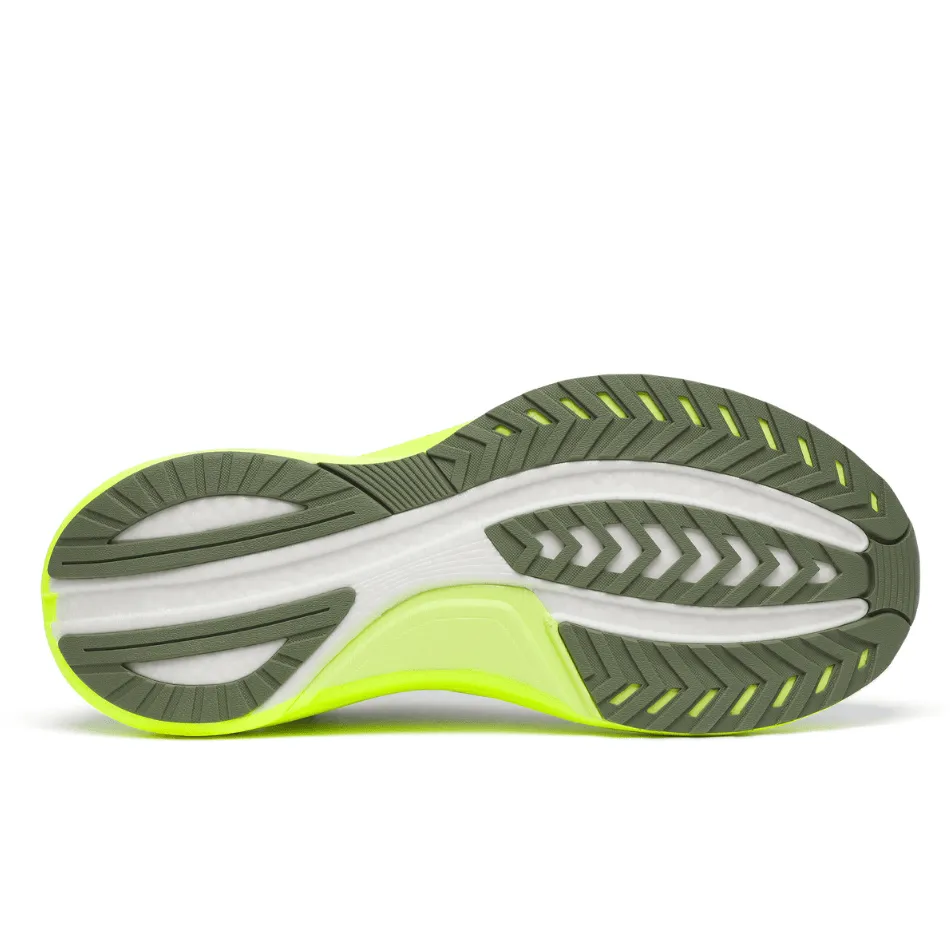 Saucony Men's Tempus 2 Running Shoes in Cloud/Citron - Online Exclusive
