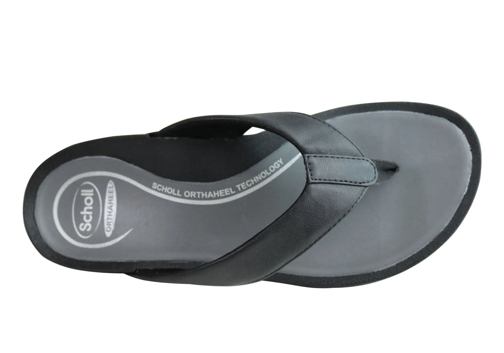 Scholl Orthaheel Treasure Womens Comfort Supportive Thongs Flip Flops