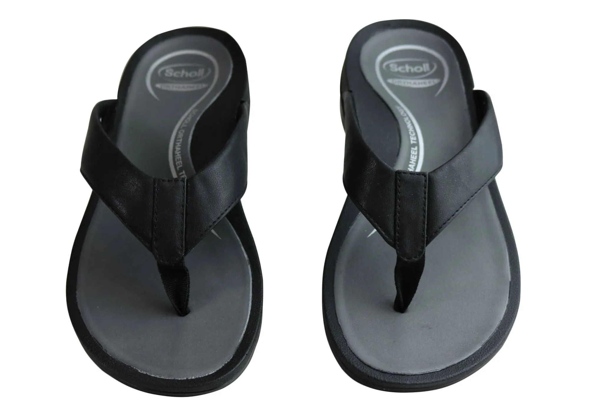 Scholl Orthaheel Treasure Womens Comfort Supportive Thongs Flip Flops