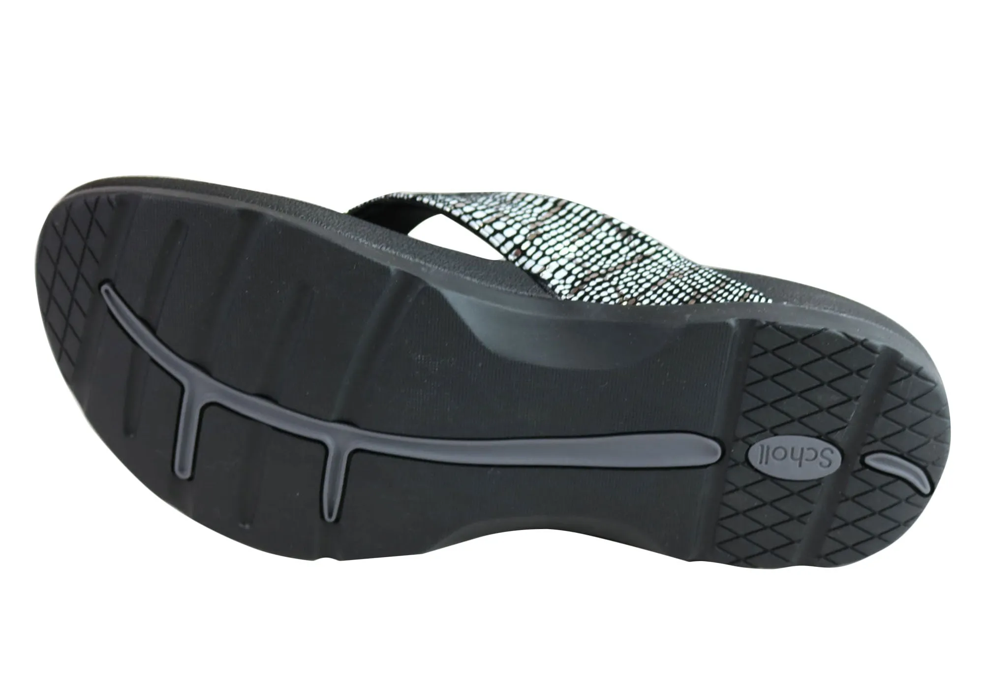 Scholl Orthaheel Treasure Womens Comfort Supportive Thongs Flip Flops