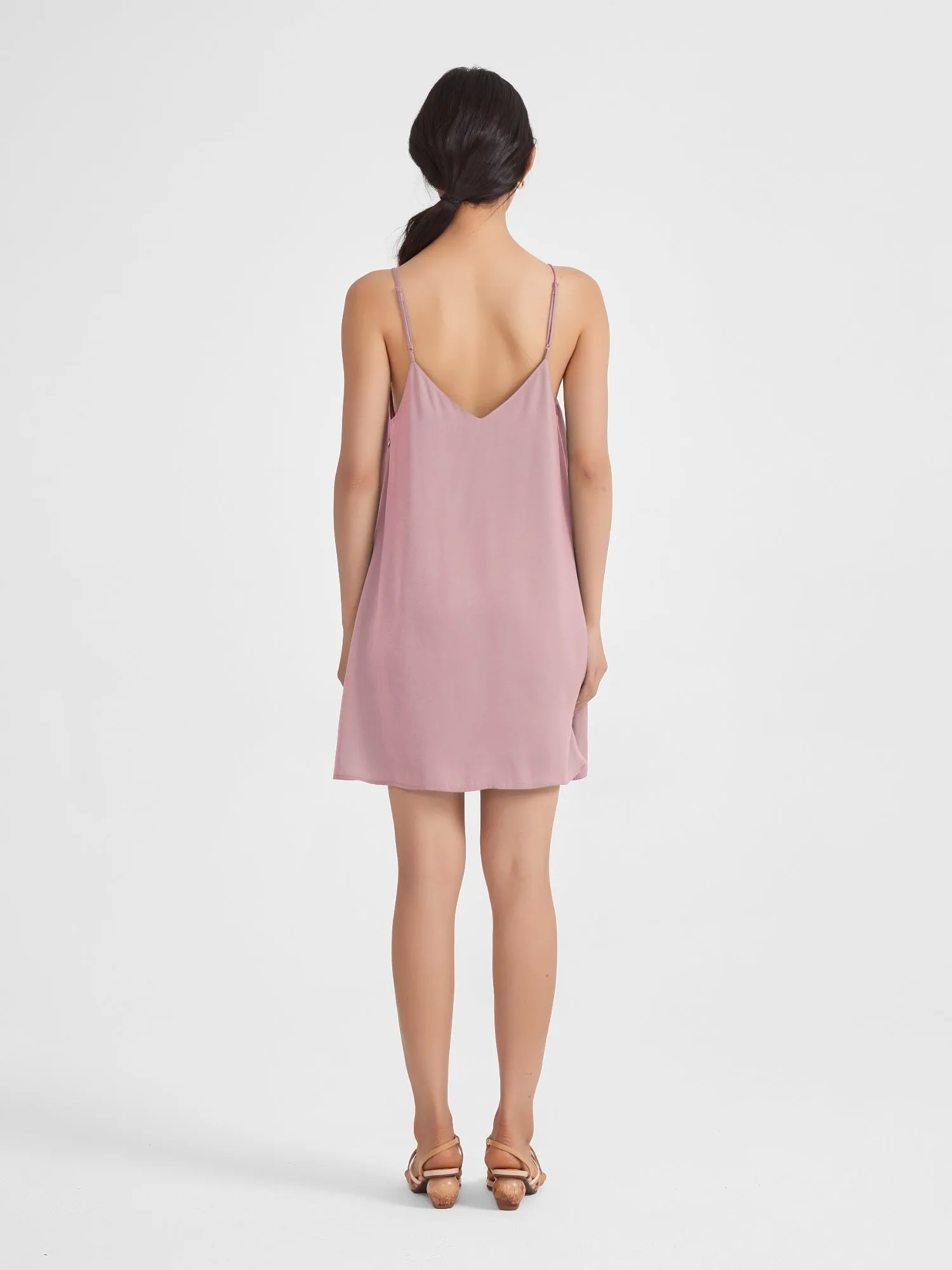 Serena Mini Slip Dress | Muted