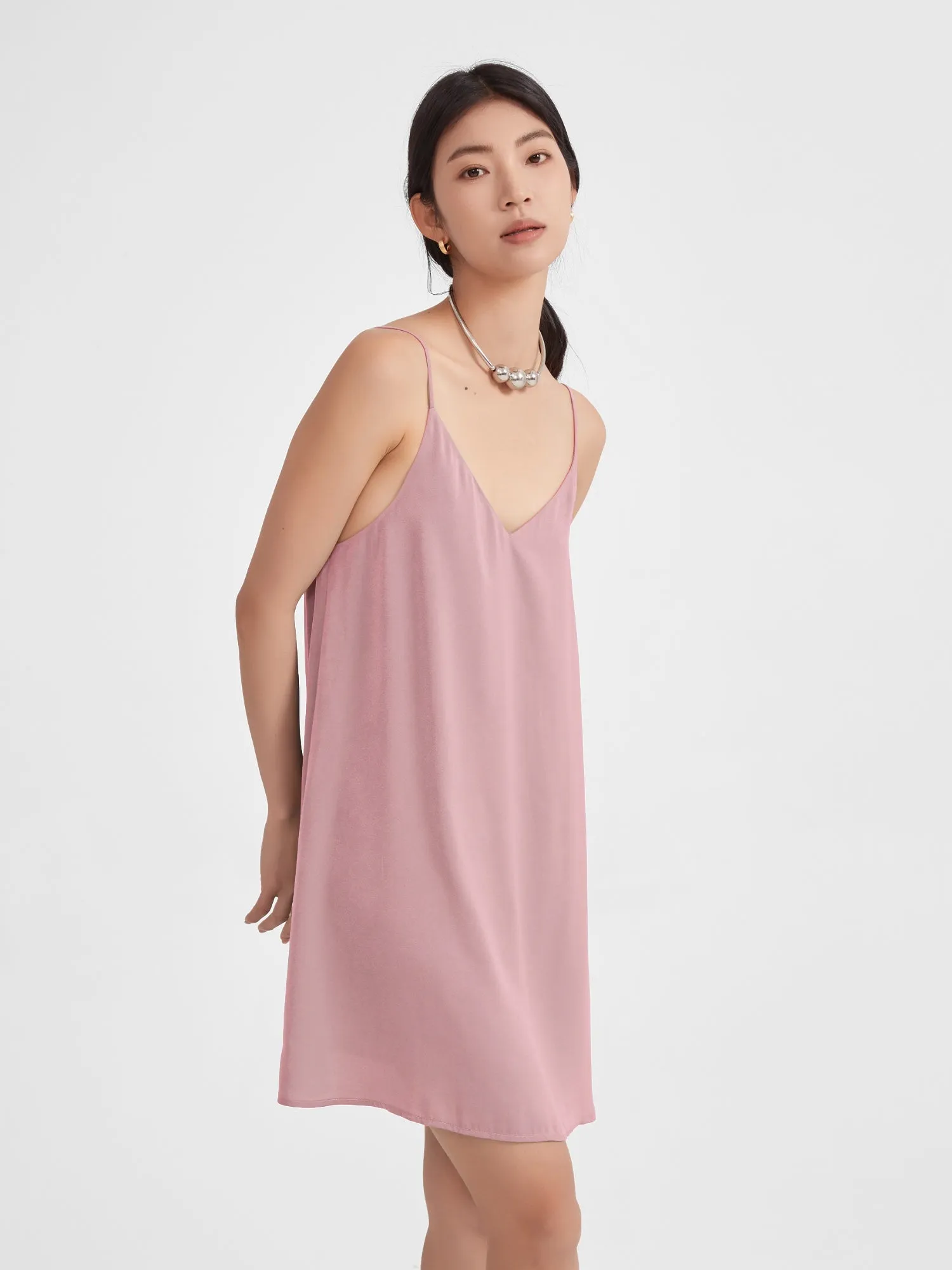Serena Mini Slip Dress | Muted