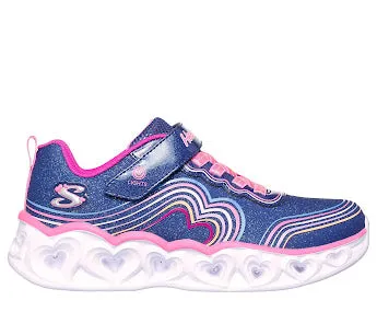 Skechers 302689L HEART LIGHTS - RETRO HEARTS - NAVY