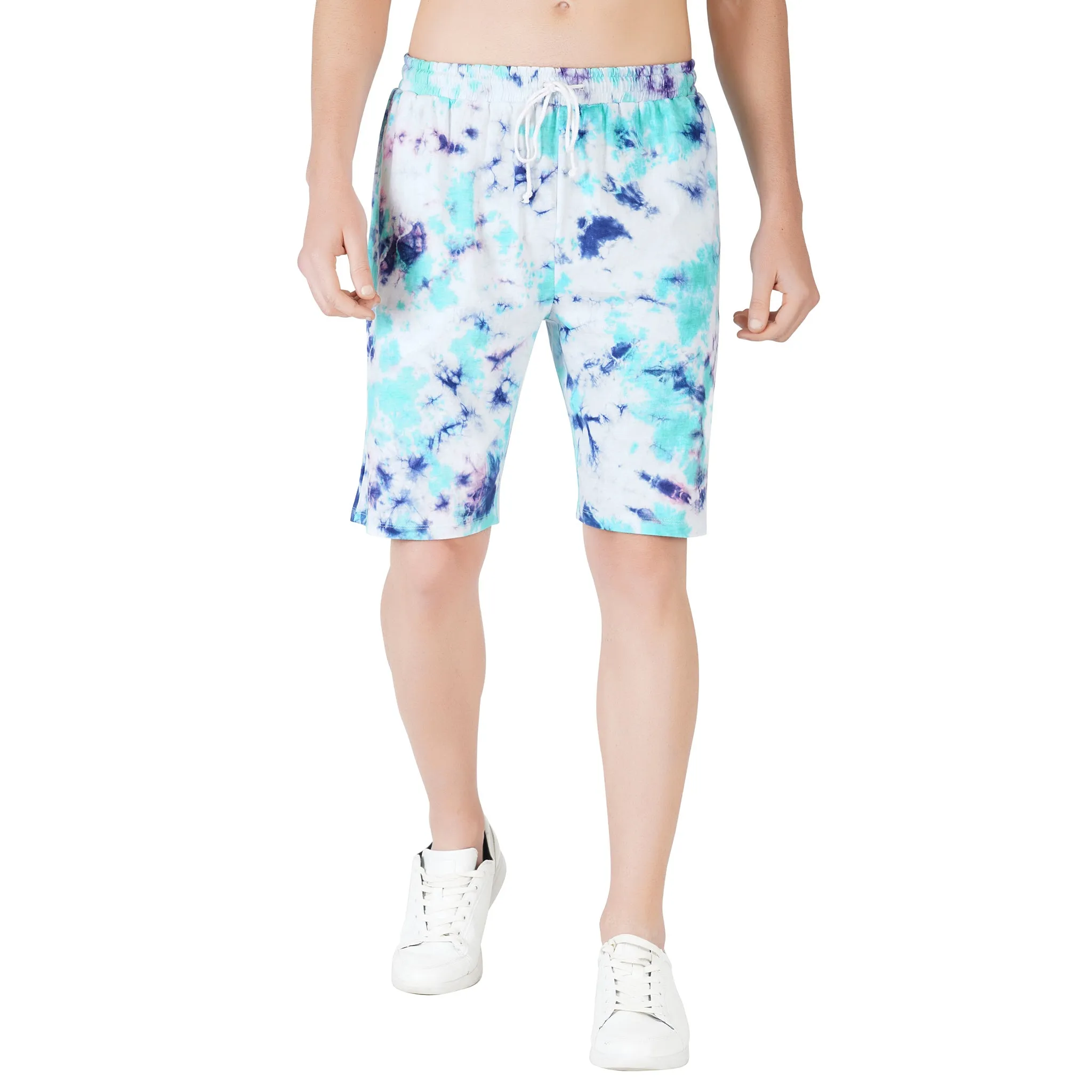 SLAY. Men's Tie Dye Vest & Shorts Co-ord Set