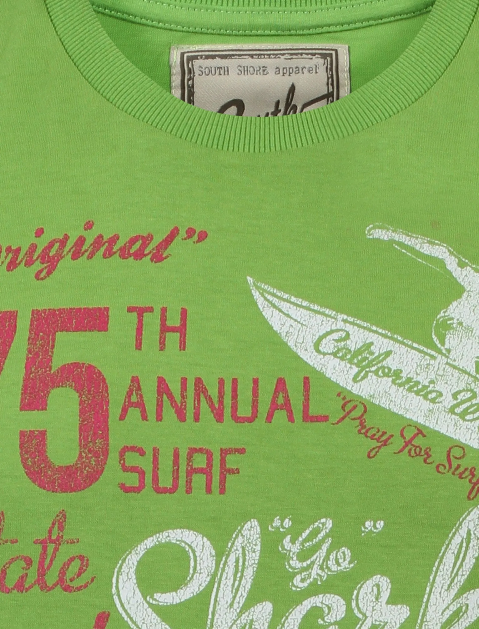 South Shore Sharks T-Shirt in Laundered Green