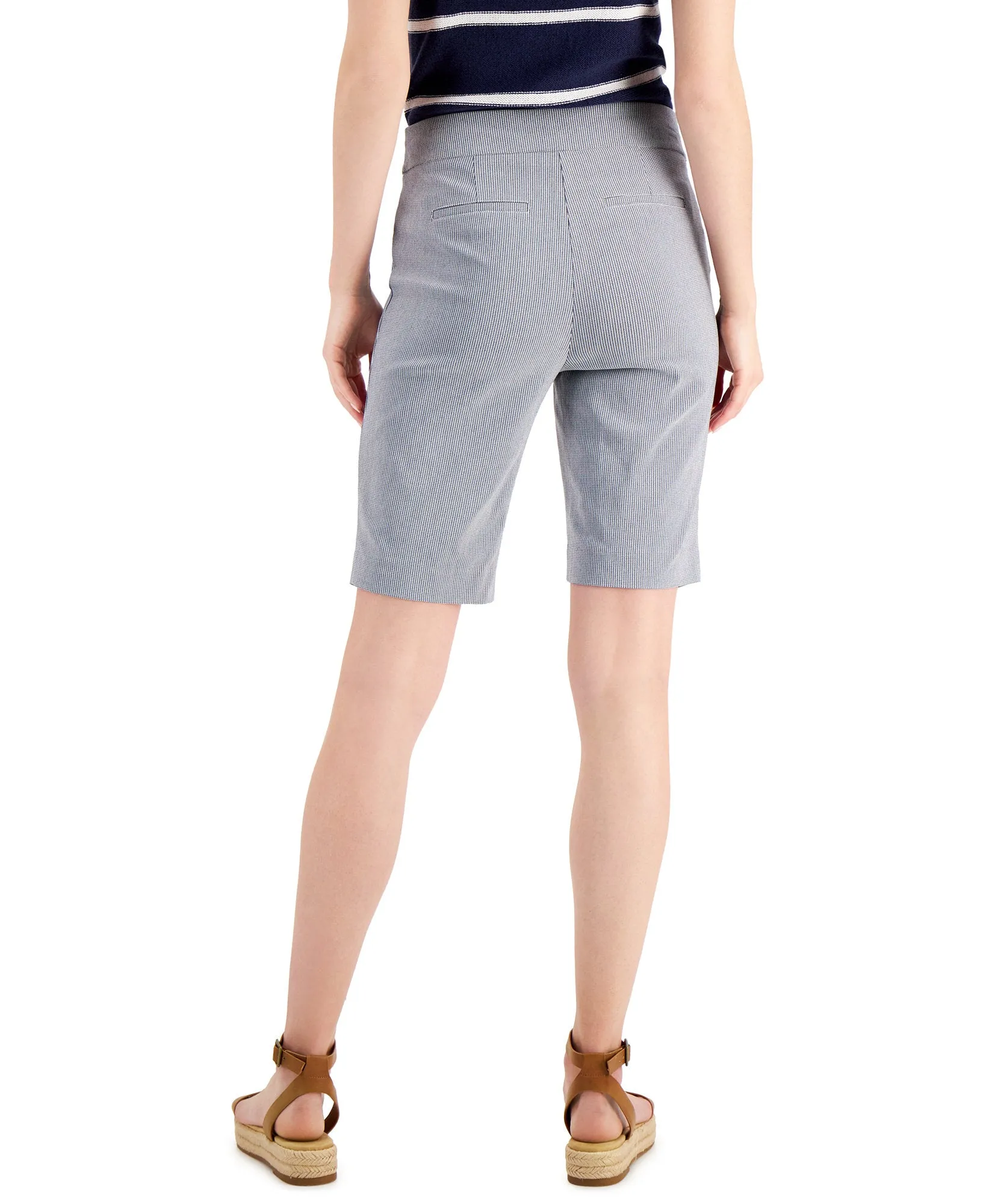 Striped Bermuda Shorts