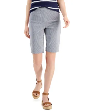 Striped Bermuda Shorts