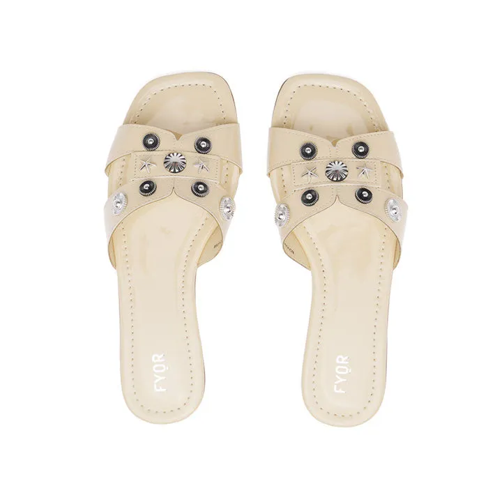Studded Flat Sandal BDV 098