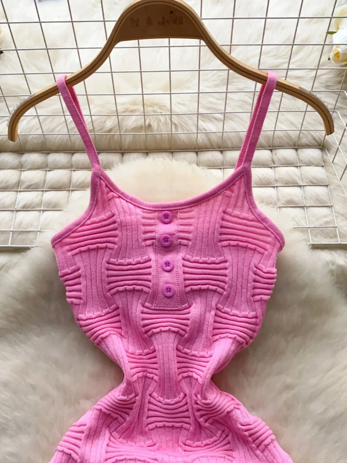 Suspender Knitted Jumpsuit