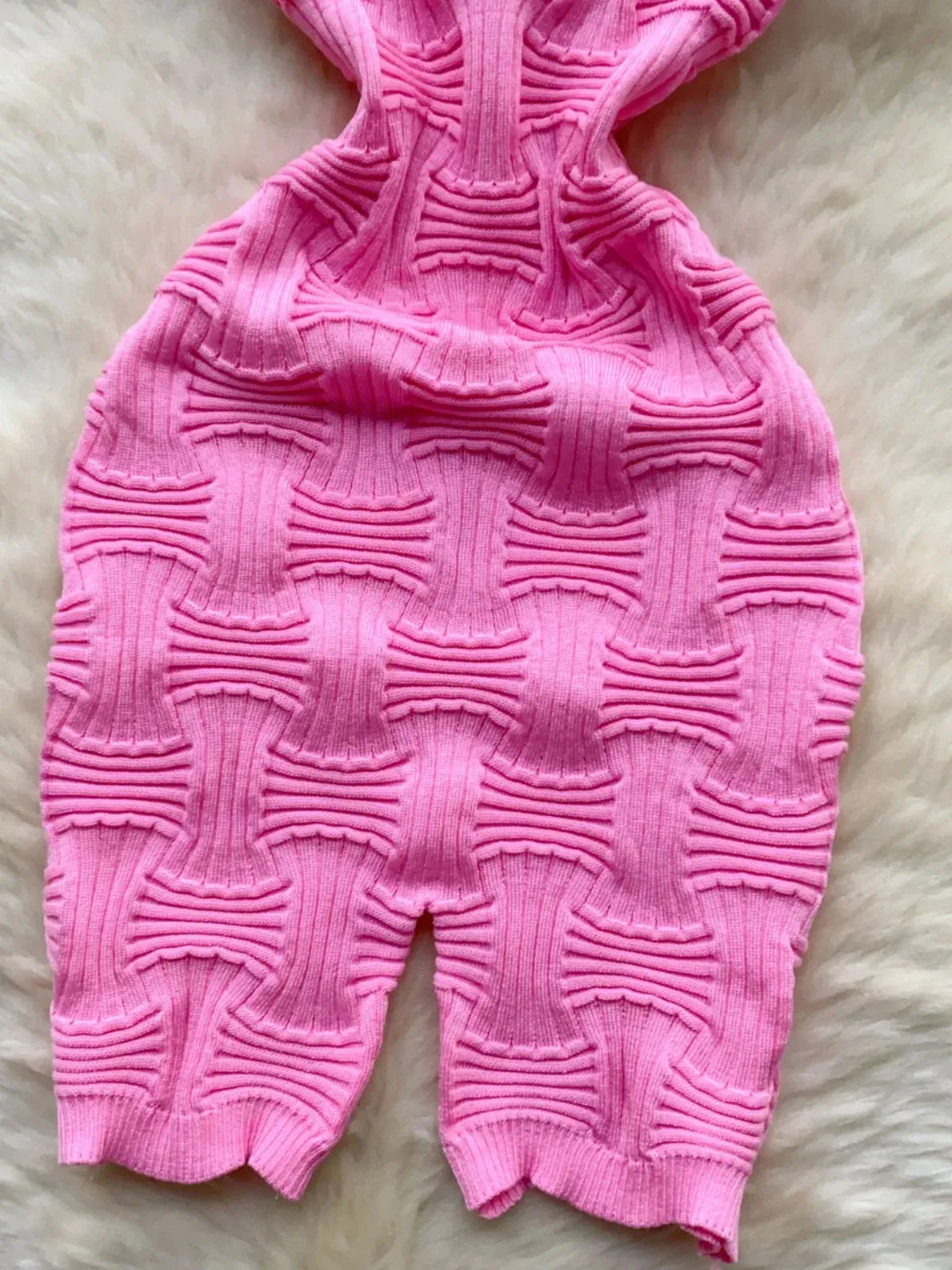 Suspender Knitted Jumpsuit