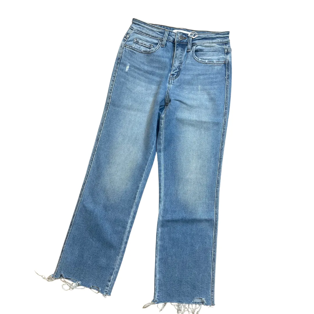 The Ella High-Rise Crop Straight Jeans