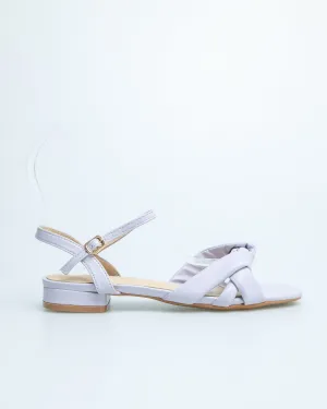 Tomaz YX83 Ladies Twisted Strap Slingback Sandals (Purple)