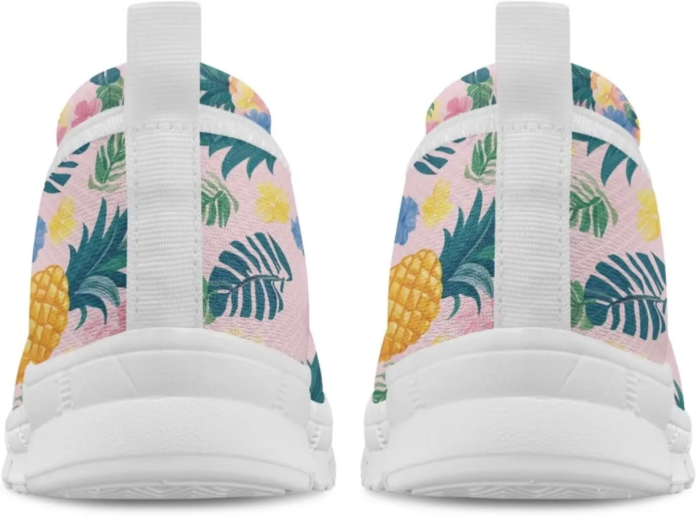 Tropical Hawaii Slip On Womens Orthopedic Arch Support Diabetes Foam Shoes Walking Anti-Skid Loafers