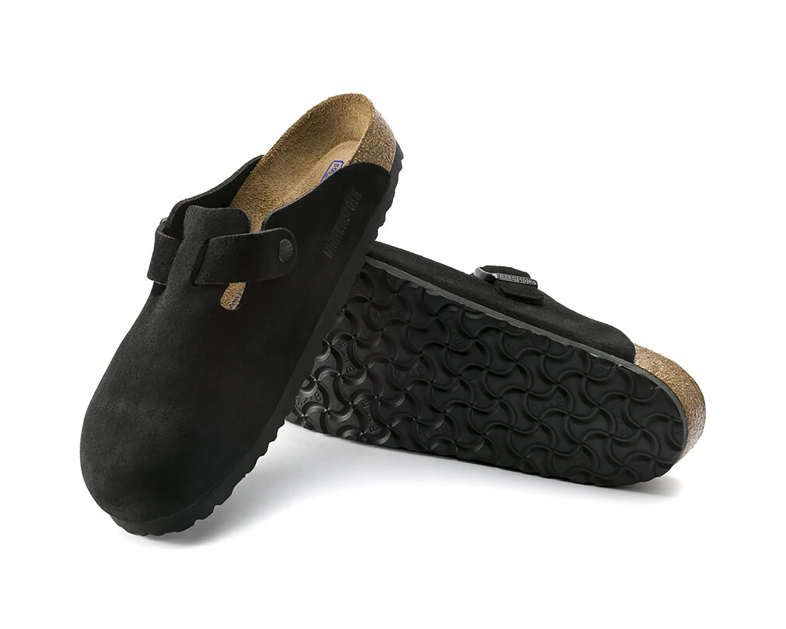 Unisex Boston Soft Footbed Suede Leather (Wide)