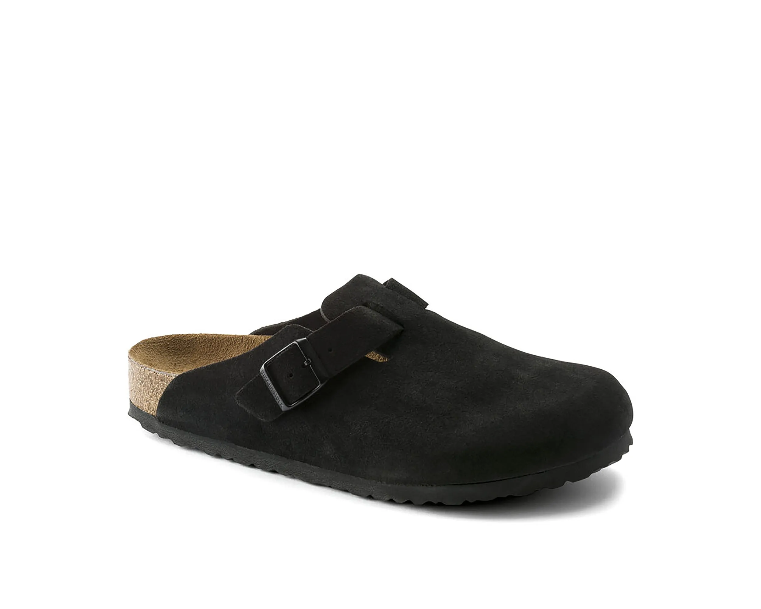 Unisex Boston Soft Footbed Suede Leather (Wide)